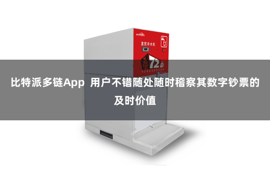 比特派多链App  用户不错随处随时稽察其数字钞票的及时价值
